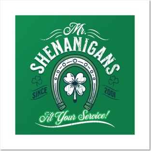 Mr. Shenanigans At Your Service This St. Patrick's Day Posters and Art